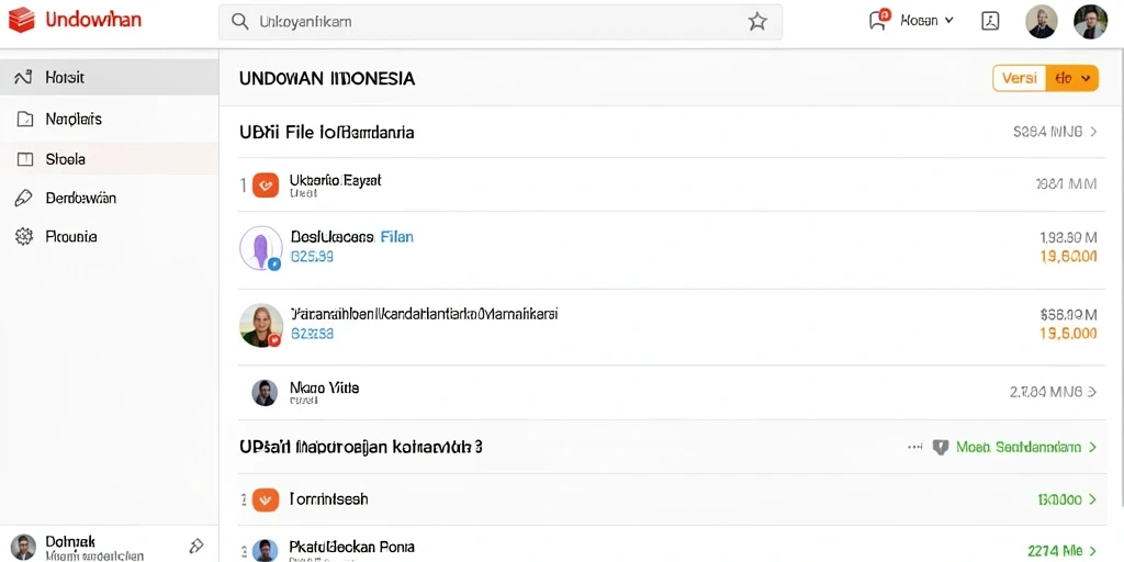 Tampilan antarmuka yang user-friendly.