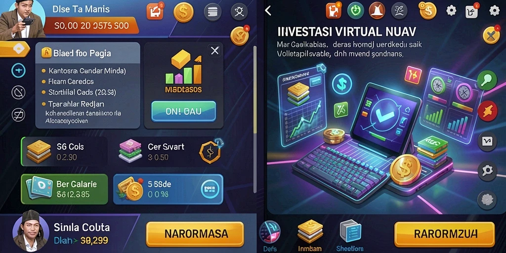 Tampilan grafis yang menawan di aplikasi.