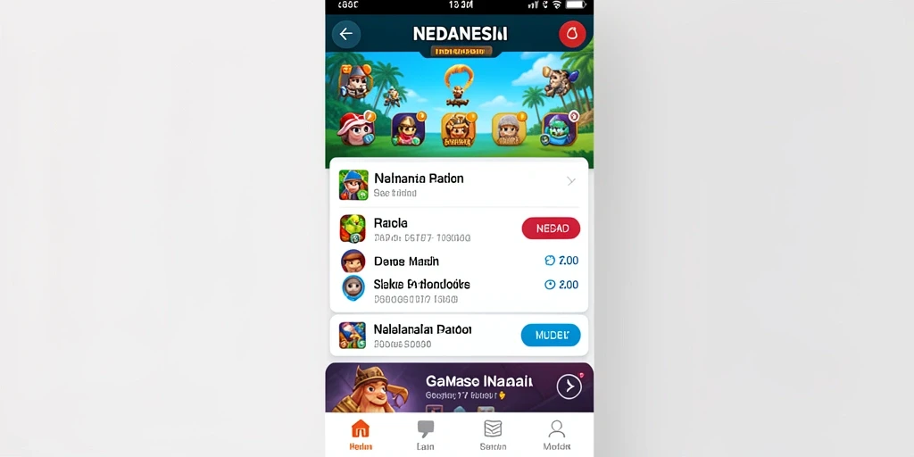Tampilan antarmuka pengguna yang intuitif dan modern.