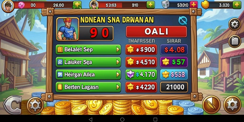 Tampilan antarmuka yang user-friendly dan menarik.