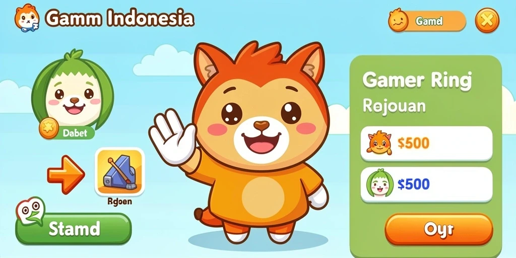 Tampilan awal yang menarik dan intuitif.