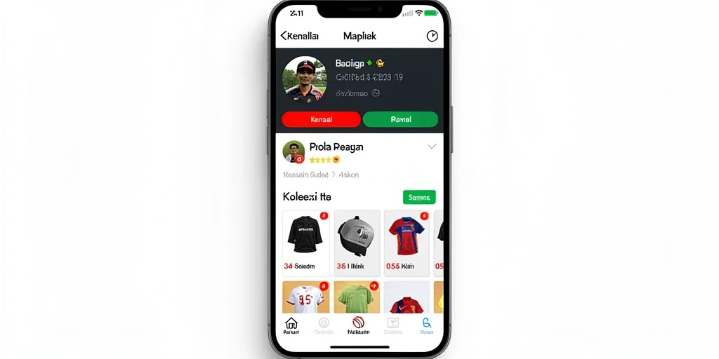 Tampilan awal aplikasi LUCUBET yang menarik.