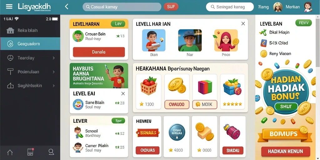 Tampilan antarmuka yang intuitif dan menarik.