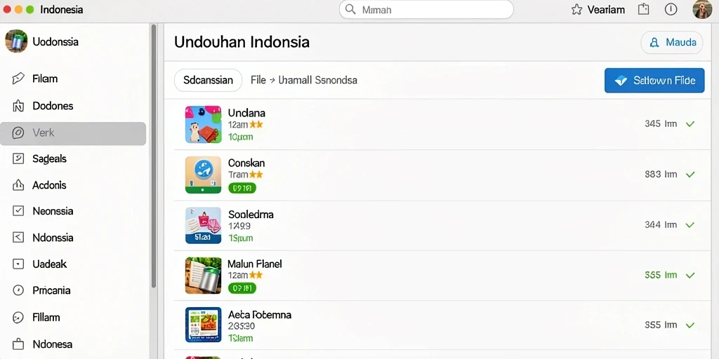 Tampilan awal yang memukau dan user-friendly.