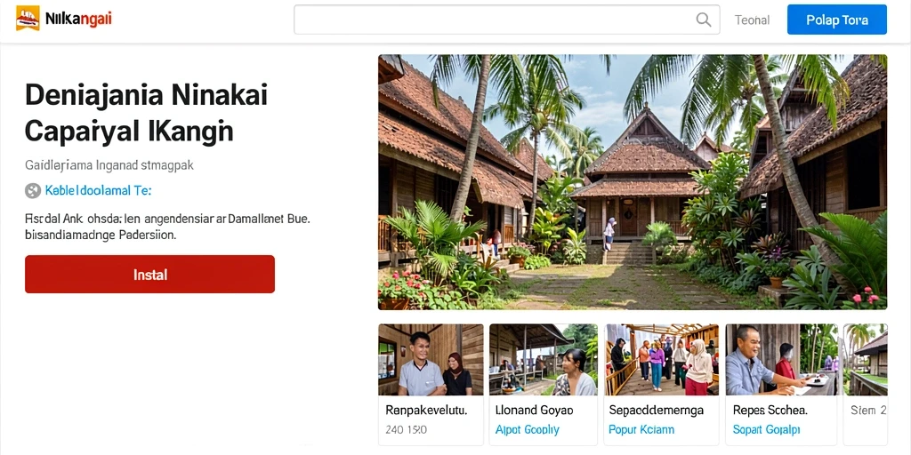 Tampilan menu utama yang menarik dan mudah digunakan.