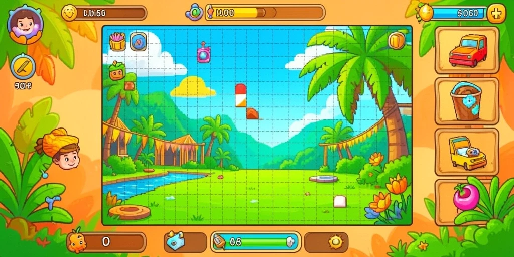 Screenshot menunjukkan tampilan utama game SVIPSIDN.